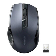 UGREEN Ergonomische draadloze muis, 2.4G, 4000DPI - Zwart