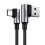 Ugreen Haakse USB-A naar USB-C Kabel 3A, 2m - Grijs 1