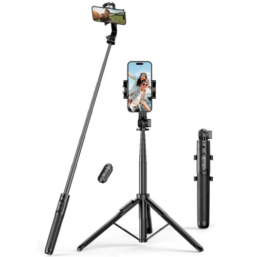 Selfie Stick UGREEN s teleskopickým stojánkem a dálkovým ovládáním Bluetooth