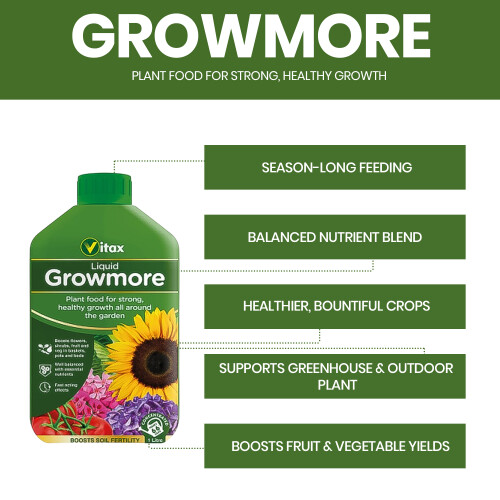 Vitax Vitax Liquid Growmore General Purpose Plant Feed 1L 1