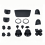 (Black) PS5 Controller Replacement Buttons L2 R2 Full Set Pink 1