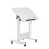 Living And Home 60x40cm White Tiltable Mobile Overbed Laptop Table, 65-87cm Adjustable Height 1