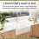 Balterley Traditional Rectangular Single Bowl Fireclay Butler Kitchen Sink - Tap Ledge 11