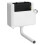 Balterley Balterley Modern Universal Water Saving Dual Flush Bottom Inlet with Round Push Button - Chrome 7