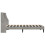 VidaXL vidaXL Bed Frame with Headboard Light Grey 90 x 190 cm Velvet 5