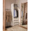Beliani 3 Drawer Open Wardrobe HAMILTON White 2