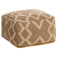 Pouffe GOPI Jute Light Brown
