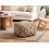 Beliani Pouffe GOPI Jute Beige 2
