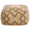 Beliani Pouffe GOPI Jute Beige 4