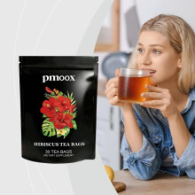 (1pcs) Hibiscus Rose Tea Bags, Refreshing and Soothing Herbal Tea, Post-Meal Digestive Aid, Mild and Nourishing
