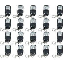 (20pcs) Set van 2 universele afstandsbedieningen voor poorten met vaste code op 433,92 MHz, eenvoudig te programmeren en te