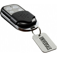 (1pcs) Set van 2 universele afstandsbedieningen voor poorten met vaste code op 433,92 MHz, eenvoudig te programmeren en te