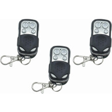 (3pcs) Set van 2 universele afstandsbedieningen voor poorten met vaste code op 433,92 MHz, eenvoudig te programmeren en te