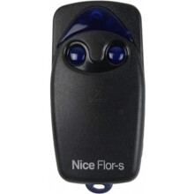 (black) Nice Flo2r-s 2-painikkeinen rullaava koodaus 433 MHz kaukosäädin, musta kuori