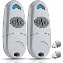 (2pcs) Yleiskäyttöinen portin kaukosäädin, 3 kpl, 2 kanavaa, 433,92 MHz, 3 varaparistolla