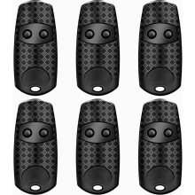 (Black - 6pcs) Autotallin oven kauko-ohjaimen avaimenperä TOP 432NA/432EE/432EV/432M -autotallin oven avaimenperälle, harmaa