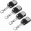 (4pcs) 2 Pack Universal 433.92 MHz Fixed Code Gate Remote, Easy to Program and Use 1