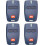 (Two-button - 4pcs) Garage Door Remote Control for 2B RCB, 2, Kleio, Ghibli Compatible Replacement Remote 1