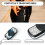 (2pcs) 2 Pack Universal 433.92 MHz Fixed Code Gate Remote, Easy to Program and Use 3