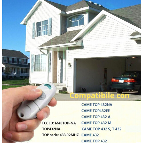 (2pcs) Universal Gate Remote Control, 3 Pack, 2 Channel, 433.92 MHz, with 3 Extra Batteries 2