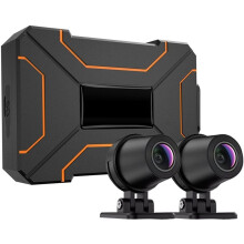 Caméra D'Action Cachée Intelligente DVR 2K Double 1080P pour Moto, Enregistrement Avant et Arrière, DashCam Étanche WiFi