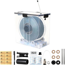 Filament Storage Box- 1 Pc 4L 3D Printer Container with Hygrometer, Airtight Dry Box, Waterproof, Dustproof, Desiccant