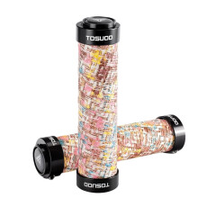 TOSUOD Poignées de Vélo Antidérapantes pour Guidon de Vélo VTT, Diamètre 22,2 mm, Compatibles avec les Vélos de Route et de Montagne Standard.