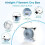 Filament Storage Box- 1 Pc 4L 3D Printer Container with Hygrometer, Airtight Dry Box, Waterproof, Dustproof, Desiccant 3