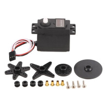 Horn Accessories Gear Low Noise Servo Compatible with Futaba RC Car & Airplane, for DIY Robotics & Model Building Parts