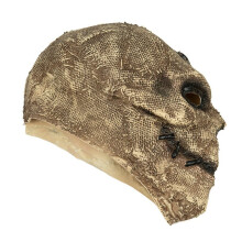 Skull Mask Costume - Scary Halloween Leather Face Skull Cosplay Dress for Horror Parties