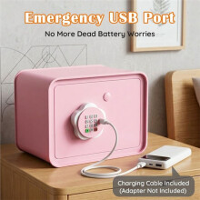 Caja Fuerte para Dinero en Efectivo y Monedas - Hucha para Niños, Caja Fuerte Electrónica Pequeña para Niños y Niñas, Ideal para Navidad y