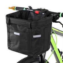Cesta Delantera Extraíble para Bicicleta, Impermeable, para Manillar de Bicicleta, Cesta Delantera Extraíble para Transportín de Mascotas