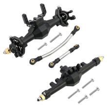 Metal Front Rear Straight Axle for 1/18 TRX4M RC Car Upgrades Parts Accessories