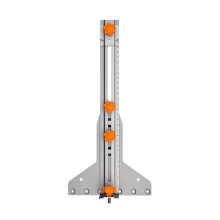 Router Circle Cutting Jig, Stainless Steel, 2.64-13.46" Radius, Zero-Start Precision, 6 Steel Balls & Dual Scales