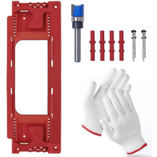 Door Hinge Template Door Hinge Jig Woodworking Hinge Slotting Locator Positioning Slot Locator Hinge Installation Kit