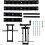 Woodworking 4 Way Pressure Clamps Set Custom-Width Clamp Splicing Board Positioning Panel Fixed Clip Carpenter Tool 2