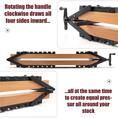Woodworking 4 Way Pressure Clamps Set Custom-Width Clamp Splicing Board Positioning Panel Fixed Clip Carpenter Tool 2