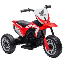 6V Kids Motorbike, Three-Wheel Kids Electric Motorbike with Horn, Startup Sound for Ages 18-36 Months - Red