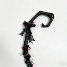 Escoba de Bruja de Halloween, Accesorio de Cosplay Gótico Oscuro para Fiestas y Actuaciones Espeluznantes A