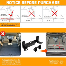 Universele Autostoelbeugelset voor Kinderzitjes in Auto'S, SUV'S en MPV'S (voor Kussen van 9-13 cm)