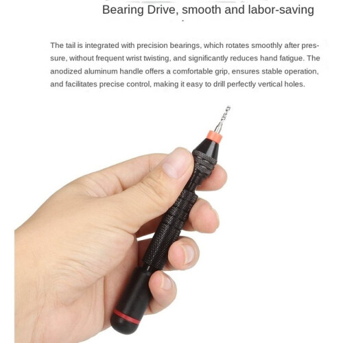 3D Printer Tools Kit for SLA/FDM the Hand Drill Handle Drilling Rotary Tool Manual Twist 2