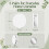 10 Pack Curtain Magnets Closure with Adhesive Patch for Light Blocking & Privacy 7