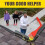 Gutter Rake From Ground Gutter Cleaning Tools Rotatable Handle Small Rake Rain Gutter Cleaning Tool for Roofs Gutters 6
