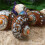 2pcs Hermit Crab Shells Medium to Large, Shiny Natural Turbo Sea Shell, Seashells for Beach Theme Decoration 2