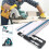 Woodworking Guide Rail Square Right Angle Positioning Plate Match TS55/TS75 Slide Rails Compatible for Festoolfor 4