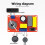 100W 4-8Ω 2 Way Audio Speaker Crossover HiFi Adjustable High/Low Crossover Bookshelf Audio Speaker Frequency Divider 3