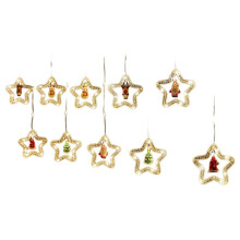Christmas Star Curtain Lights - Decorative Lights with Remote Control for Indoor and Outdoor Use C