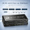 Divisor Compatível com  1 Entrada 4 Saídas 4K HDCP1.4 3D 1080P HDTV/DVD/Stream Espelha em 4 Telas Simultaneamente, Conecte e Use 3