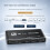 Divisor Compatível com  1 Entrada 4 Saídas 4K HDCP1.4 3D 1080P HDTV/DVD/Stream Espelha em 4 Telas Simultaneamente, Conecte e Use 4