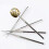 20pcs Mounted 5 Different Shapes Diamond Drill Bits, 1/8inch Shank Diamond Grinding Tools for  Rotary Tools 3